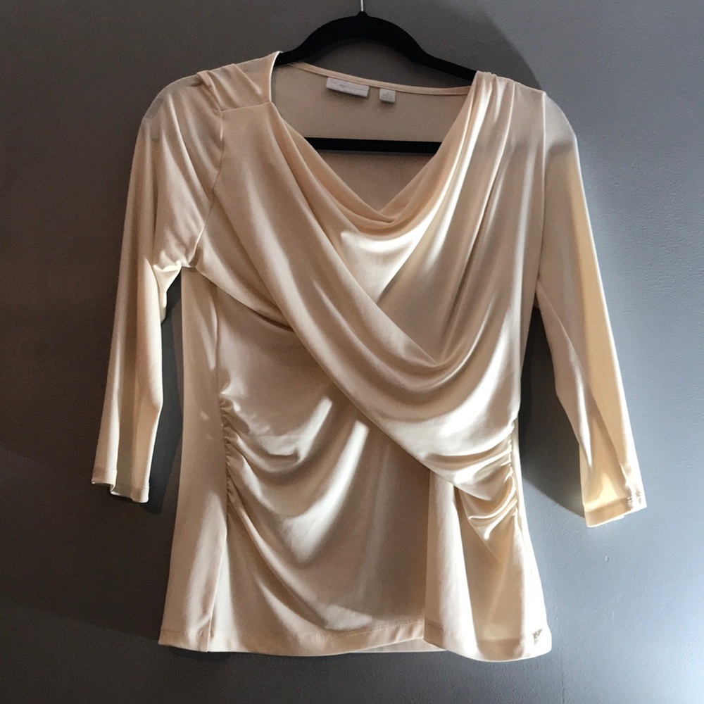Cream colored blouse